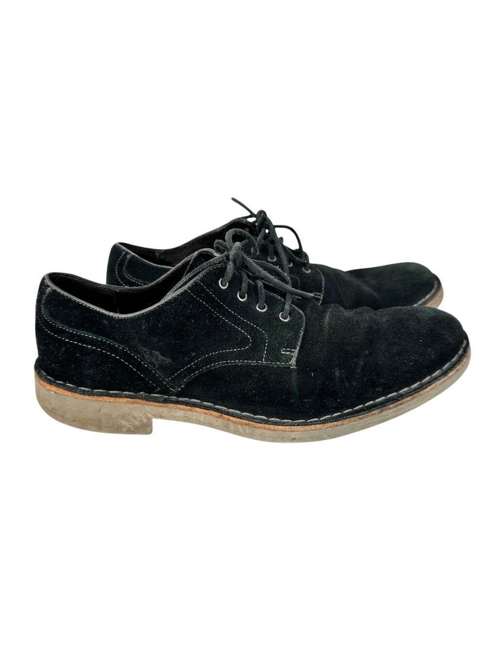 John VarVatos Oxford Dress Shoes Size 9.5 Formal Suede Career Casuacore Classic